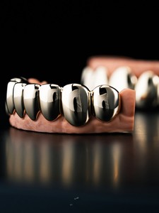 <b>Fine</b> <b>Jewelry</b> Hip Hop Teeth Grills Real Gold Plating Heavy Solid 925 Sterling Silver Fit Deep Cut Teeth Grillz for Teeth - Product Image 5