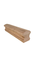 Rampe d'escalier en chêne rouge massif de qualité supérieure, couleur personnalisable, longueur de 4 à 20 pieds, pièces d'escalier, design traditionnel/minimaliste