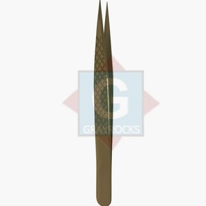 Pinzas de pestañas de volumen de acero inoxidable de alta calidad, herramienta de injerto de Punta puntiaguda para extensión de pestañas - Product Image 2