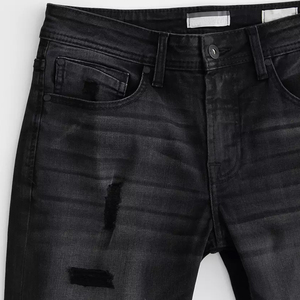 Fashionable Hot Sale Wholesale Low Price <b>Men</b> Cotton Casual Classic Solid <b>Jeans</b> Denim Pants <b>Work</b> Wear Winter Autumn Summer - Product Image 5