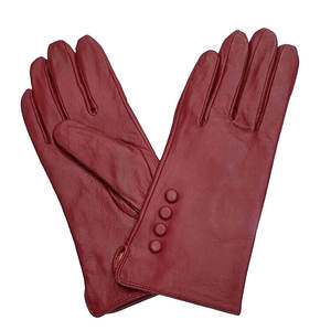 Gants en cuir élégants pour hommes et femmes, adaptés aux sports de plein air, à la conduite, gants en cuir à usage mode - Product Image 1