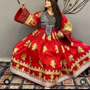 ชุดเดรส kuchi ชนเผ่าวินเทจสไตล์อัฟกานิสถาน/ปากีสถานชุดปาร์ตี้ kuchi แบบดั้งเดิมหลากสีชุดเดรส3005โคจิ - Product Image 5