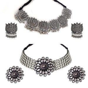 Conjunto de Joyería Nupcial Kundan Chapado en Oro Vintage con Diseño de Loto y Ojo de Buey Redondo con Perla para Boda y Regalo - Product Image 5