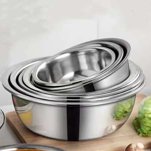 Juego de Tazones para Mezclar de Metal Premium, Ecológico, Esencial para Hornear, Cocinar y Servir a un Precio Accesible con Suministro Directo - Product Image 6