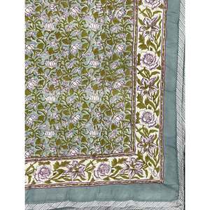 Colcha de Algodón Estampada a Mano con Diseño Tradicional Kantha, Hecha a Mano, para Bebés, para Verano e Invierno - Product Image 2