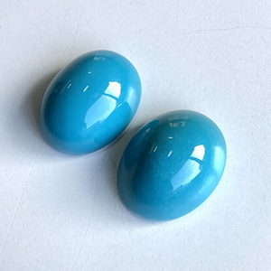 Cabochons turquoise d'Arizona de 52,40 carats, paire de 2 pièces pour bijoux, pierre précieuse naturelle pour la fabrication de bijoux fins - Product Image 6