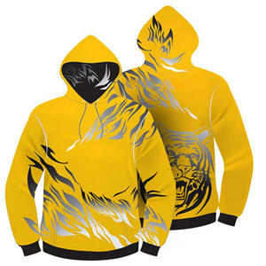 เสื้อฮู้ดสำหรับผู้ชายผ้าคอตตอนระบายอากาศได้ดีดีไซน์แบบระเหิดงานตามสั่งผลิตจากโรงงาน100% - Product Image 1