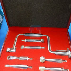 Juego de Brocas Quirúrgicas Hudson Brace de 7 Piezas, Instrumentos Médicos de Precisión Reutilizables de Acero Inoxidable para Cirugía Ortopédica - Product Image 5