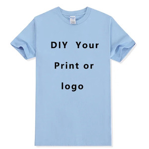 Camiseta de algodón en blanco de manga corta con diseño de bricolaje, Camiseta con estampado de cuello redondo para hombres y mujeres, Top informal, Unisex, verano suave y cómodo - Product Image 3
