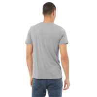 Camiseta de cuello redondo para hombre Camiseta de manga corta de algodón suave Ajuste básico Minimal Everyday Top