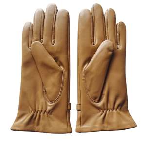 Guantes de Cuero Delgados para la Vida Diaria, Conducir Automóviles, Motocicletas, Guantes de Cuero con Forro de Seda de Piel de Oveja para Mujer - Product Image 3