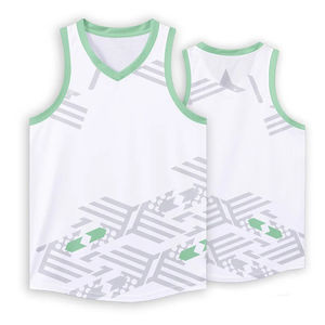 Maillot de basket-ball sur mesure pas cher de haute qualité cousu séchage rapide uniforme de sport de basket-ball nouveau Design - Product Image 2