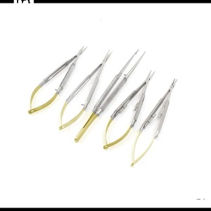 Castroviejo-Micro Tijera con Mango Recubierto de Titanio Negro Jet, Instrumento Quirúrgico Dental, Autoclavable, 16cm,18cm, 20cm - Product Image 5