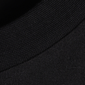 Camiseta Casual Negra Extra Grande para Hombre, para Verano, 180 GSM, Jersey Sencillo, 100% Algodón, Secado Rápido, OEM Disponible, Etiqueta Personalizada - Product Image 5