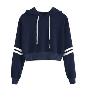 OEM 2025 Venta caliente personalizado de las mujeres 100% algodón francés Terry recortada Sudadera con capucha transpirable Zip-up sólido liso Sudadera con capucha para el verano - Product Image 4