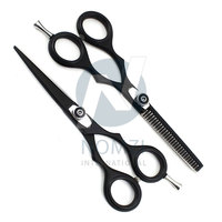 Ciseaux de coupe de cheveux en acier inoxydable, Logo personnalisé, ciseaux de coiffure amincissants, accessoires avec peigne et rasoir