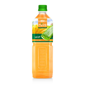Vietnam 1L naturel Aloe Vera boisson avec saveur de mangue purée rafraîchissante OEM/ODM séché à base d'eau boissons gazeuses bouteille emballage - Product Image 5