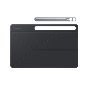 Housse pour Samsung Smart Book compatible avec Galaxy Tab S9 Ultra, design pliable en trois parties, en acrylique, PU et cuir, compatible avec les iPad - Product Image 1