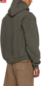 Sudadera vintage antigua desgastada lavada con ácido de peso pesado de alta calidad, sudaderas con capucha para hombre, logotipo personalizado para invierno - Product Image 5