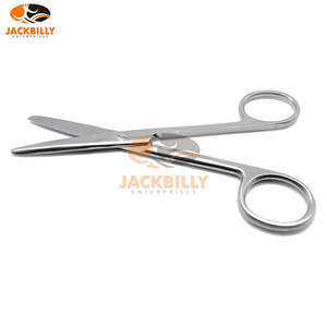 JACKBILLY High Quality Manual 5.5\" Straight Mayo <b>Scissors</b>-Stainless Steel Blunt/Blunt Medic Instrument for Surgical Operating - Product Image 3