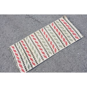 Vintage turc classique grande surface 18X41 pieds laine jonc de mer tapis 4m Rectangle Patchwork abstrait couloir Latex pour la décoration de la chambre - Product Image 4