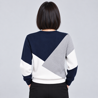 Pull pour femme de haute qualité avec tissu tricoté doux, construction chaude, coupe confortable, poignets côtelés, col rond, pour un usage décontracté en hiver