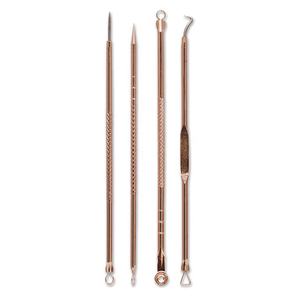 Rose Golden Elegance: Pin de espinillas de acero inoxidable para extracción de espinillas de precisión Removedor de espinillas por Gray Rocks - Product Image 3