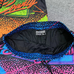 Pantalones Cortos Deportivos para Hombre con Bolsillos Personalizados y Cordón Ajustable, Servicio OEM, 100% Alta Calidad, Pantalones Cortos de Malla con Serigrafía - Product Image 6