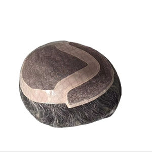 Peluca de Cabello Humano Taz Hair BD, Ondulado, Prótesis Capilar, 100% Cabello Remy Chino, con Frente de Encaje y Base Mono - Product Image 3