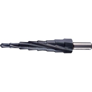 ULTIMATECUT Spiral Fluted <b>Drill</b> Bits HSS RUNaTEC 6-20mm Drilling Range 4 Cutting Edges and 8 RUKO <b>Steps</b>" - Product Image 1