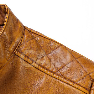 Concevez vos propres vestes d'hiver en cuir Veste en cuir de haute qualité pour hommes au meilleur prix Vestes en cuir à manches longues - Product Image 6