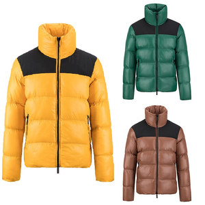 Hot selling men's Hooded <b>Packable</b> Down <b>Jacket</b> Standard and Plus made in Pakistan Hooded Puffer Bubble Coat - Product Image 6