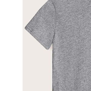 T-shirt court décontracté pour femme avec détail noué, haut tendance à manches courtes, t-shirt torsadé à l'avant, léger, col rond, coupe courte - Product Image 4