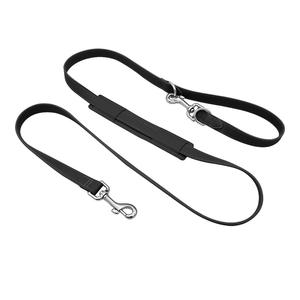 Tali Anjing Kulit 8 kaki untuk Anjing Kecil dan Sedang, Tali Anjing Kulit Mewah dengan Multi-Fungsi dan Bebas Tangan - Product Image 2