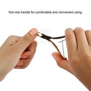 Removedor de piel muerta, pinzas para cutículas de acero inoxidable, venta al por mayor, herramientas de belleza, pinzas para cutículas - Product Image 4