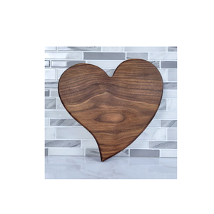 Planche à découper mignonne en bois en forme de cœur Plateau de service à fromage Planche de charcuterie de taille différente pour les cadeaux de la Saint-Valentin - Product Image 6