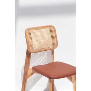 Chaise de salle à manger en bois de manguier Wanda - Product Image 4