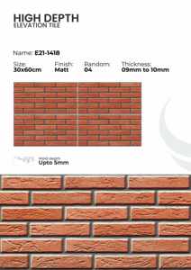 Carreaux de porcelaine pour l'extérieur, style mur, 300x600 mm - Product Image 2