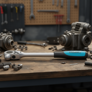 Llave de Trinquete Reversible Hazet Larga de 1/2'' con 32 Dientes y Bola de Bloqueo - Product Image 3