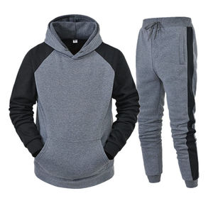 Survêtement d'hiver unisexe actif ensemble de vêtements de sport décontractés avec sweat à capuche pantalon de jogging poids lourd respirant entraînement Fitness - Product Image 5