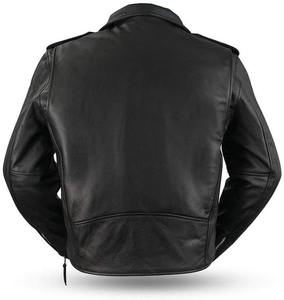 Chaqueta de Motocicleta de Cuero Genuino, Chaquetas de Cuero Personalizadas para Hombre, Chaquetas de Motocicleta Personalizadas OEM para Hombre - Product Image 2