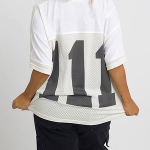 2025 vente en gros vêtements pour femmes Boxy Fan Jersey fabriqué au Pakistan Hip Hop meilleures femmes Boxy Fan Jersey - Product Image 5