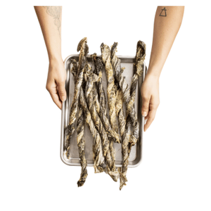 Peau de poisson basa séchée traitée pour chiens exportée en vrac prix bon marché haute qualité nourriture pour animaux de compagnie 2023 - Product Image 4