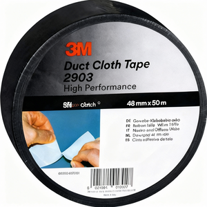 เทปผ้าสีดำ 3M Scotch 2903 ยาว 50 เมตร กว้าง 48 มม. สำหรับใช้ในสำนักงาน - Product Image 3