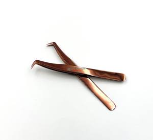 Pinzas de pestañas no adhesivas antiestáticas de alta calidad MUCHBETTER SURGICAL LASH para aplicar pestañas con pinzas de pestañas de etiqueta privada - Product Image 4