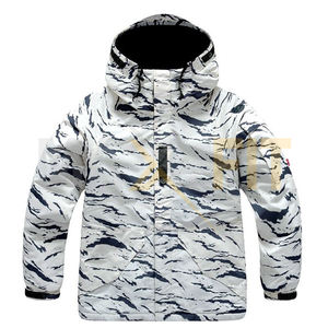 Chaqueta de Esquí y Snowboard Impermeable de Invierno de Primera Calidad, Chaqueta Blanca de Diseño Personalizado por MAXFIT ENTERPRISES - Product Image 1
