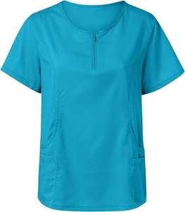 Uniforme de Enfermería Unisex Personalizado para Mujer, Conjunto de Ropa de Trabajo de Enfermera y Doctor, Poliéster, Rayón y Licra - Product Image 3