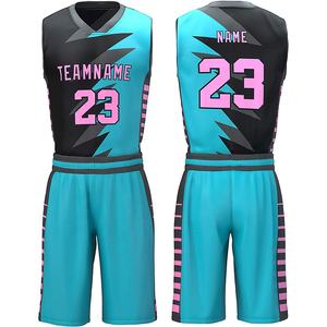 Nuevo Conjunto de camiseta de baloncesto uniforme diseño personalizado equipo camisetas personalizadas pantalones cortos de talla grande transpirable Anti-Uv para hombres y mujeres - Product Image 5