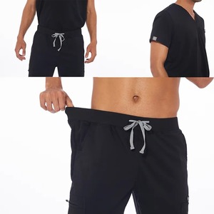 Vente en gros Uniforme d'allaitement unisexe pour médecins et infirmières Ensembles de gommage extensibles pour femmes Ensembles d'uniformes Scrubs d'allaitement médical - Product Image 5