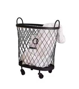 <b>Laundry</b> <b>basket</b> with powder-coated metal frame, rustproof and easy to clean high demanding <b>laundry</b> <b>baskets</b> - Product Image 1